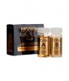 Tahe Botanic Infusion Gold tratamiento para cabellos dañados y teñidos 2 x 10 ml.