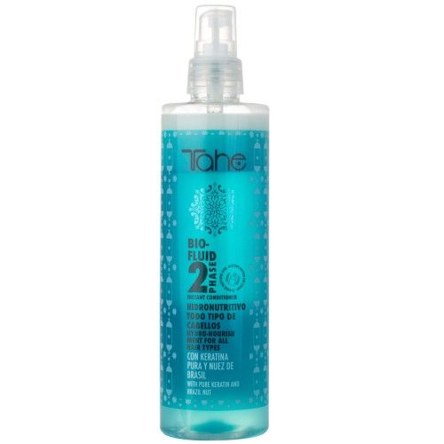 Tahe Bio Fluid Acondicionador 2 Phase hidronutritivo para todo tipo de cabellos de 300 ml.