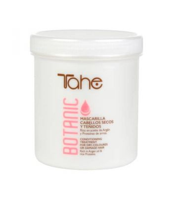 Tahe Botanic Mascarilla para Cabellos Teñidos y secos de 700 ml.