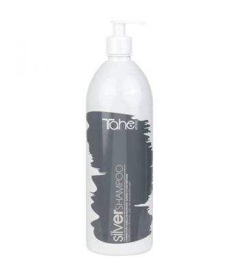 Tahe Silver Shampoo para cabellos blancos y rubios de 1.000 ml.
