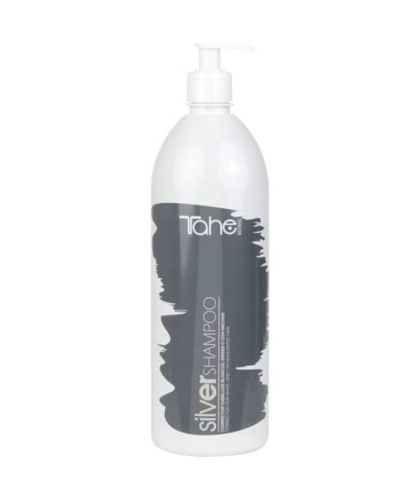 Tahe Silver Shampoo para cabellos blancos y rubios de 1.000 ml.