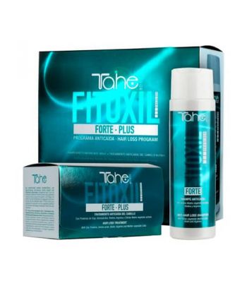 Tahe Tricology Fitoxil Forte plus Pack para la caida del cabello (Champú 300 ml + Tratamiento 6 x 10 ml).
