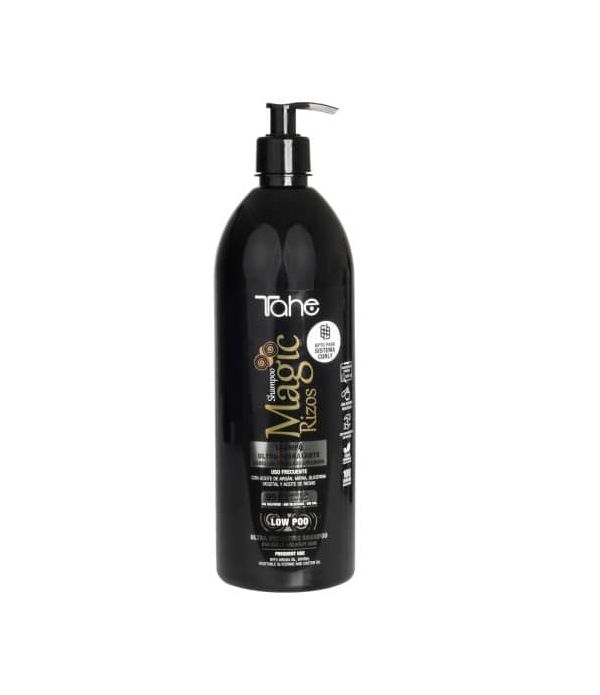 Tahe Magic Rizos Shampoo Ultra Hidratante Low Poo para cabellos rizados de 1.000 ml