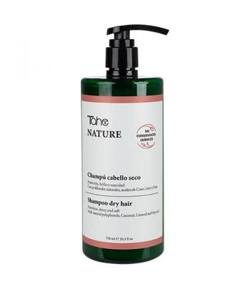 Tahe Nature Champú Sin Sulfatos para cabellos secos de 750 ml.