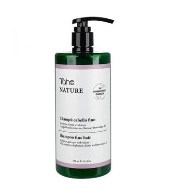 Tahe Nature Champú Sin Sulfatos para cabellos finos de 750 ml.
