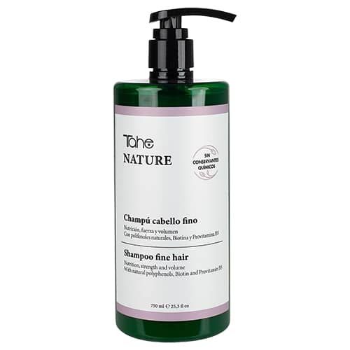 Tahe Nature Champú Sin Sulfatos para cabellos finos de 750 ml.