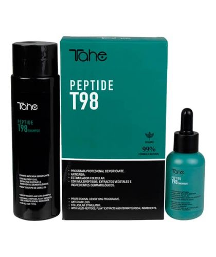 Pack profesional anticaída: Concentrado 50 ml + Champú Peptide T98