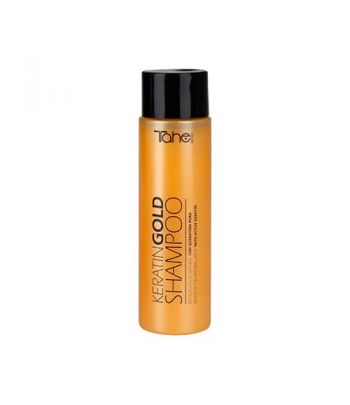 Tahe Botanic Shampoo Keratin Gold para cabellos teñidos de 300 ml