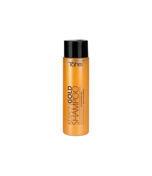 Tahe Botanic Shampoo Keratin Gold para cabellos teñidos de 300 ml