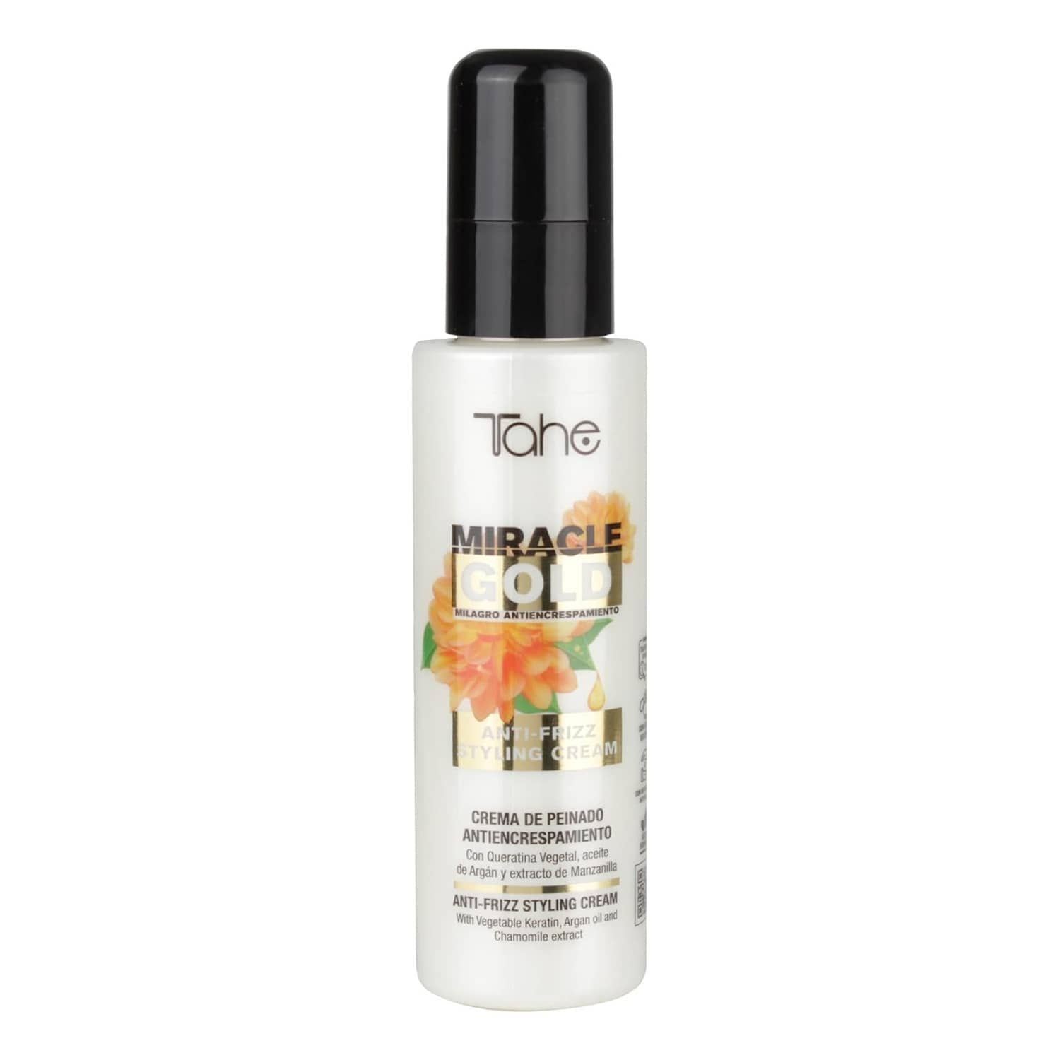Miracle Gold Crema de secado Anti Frizz para cabellos rebeldes de 100 ml